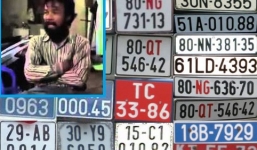 'Thánh biển số' gây xôn xao mạng xã hội