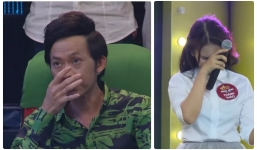 Hoài Linh, Hiền Thục bật khóc trước giọng hát cô bé bán kẹo kéo