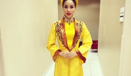 Phạm Hương gây sốt với 'Dạ cổ Hoài Lang' tại Hoa hậu Hoàn Vũ