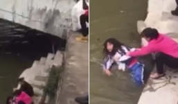 Trung Quốc: điểm kém, nữ sinh bị mẹ dọa ném xuống sông