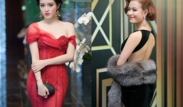 Hoàng Thùy Linh, Huyền My đọ dáng gợi cảm giữa trời giá lạnh