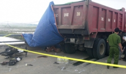 Nữ sinh viên bị xe ben cán tử vong trên đường đi thi về