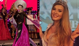 Hà Thu giành giải Hoa hậu được yêu thích nhất tại HH Liên lục địa