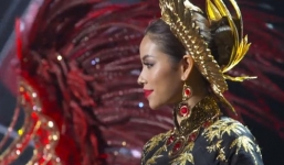 Phạm Hương trượt top 15 Hoa hậu Hoàn vũ 2015 đầy tiếc nuối