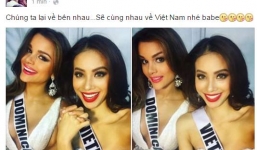 Trượt hoa hậu, Phạm Hương rủ người đẹp Dominican về Việt Nam