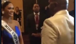 MC gặp riêng cúi gập người xin lỗi người đẹp Philippines sau sự cố HHHV 2015