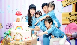 Lý Hải - Minh Hà tưng bừng làm tiệc thôi nôi cho con gái