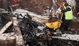 Rơi máy bay quân sự Ấn Độ, toàn bộ 10 người thiệt mạng