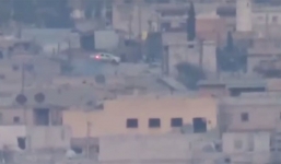 Tài xế bình tĩnh né tên lửa, thoát chết trong gang tấc