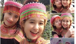 Cô gái dân tộc Mông gây sốt mạng vì quá xinh đẹp