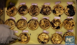 Trung Quốc tìm được số tiền vàng kỷ lục khi khai quật mộ vua