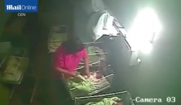 Nữ hộ sinh đánh, cắn bé 4 ngày tuổi bị camera ghi lại