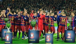 Vùi dập Real Betis, Barca phá kỷ lục ghi bàn của Real Madrid