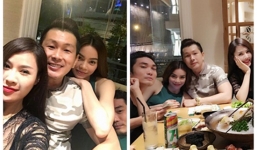 Hồ Ngọc Hà 'dính như sam' bên người đàn ông lạ mặt