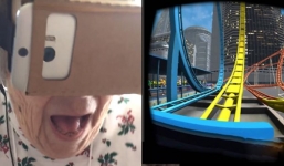 Video: Bà già cười rú lên khi xem kính thực tế ảo