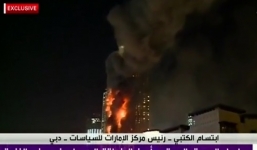 Khách sạn Dubai cháy ngùn ngụt gần tòa tháp cao nhất thế giới