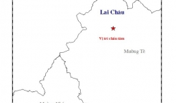 Lai Châu động đất 3,3 độ richter