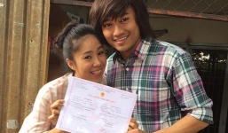 Facebook sao Việt: Lê Phương, Quý Bình khoe giấy đăng ký kết hôn