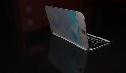 Lạ lẫm với iPhone 7 có bàn phím cứng và 2 màn hình