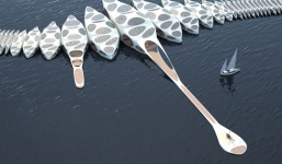 Khách sạn nổi trên mặt nước, di chuyển như du thuyền