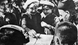 Những hình ảnh lịch sử về ngày Tổng tuyển cử đầu tiên 6/1/1946