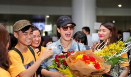 Vợ chồng Thu Phương về nước tham dự liveshow của Sơn Tùng