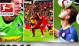 Video: Top 10 khoảnh khắc hài hước lượt đi Bundesliga 2015/16