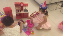 Công Vinh, Thủy Tiên khoe ảnh sinh nhật cho bánh Gạo