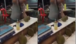 Dùng 'thiết sa chưởng' để bổ sầu riêng