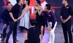 Trấn Thành hôn tình cũ Mai Hồ ngay trên sóng truyền hình