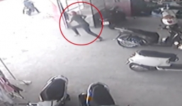 Video: Trộm xe SH cuống cuồng bỏ chạy khi bị chủ nhà phát hiện