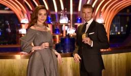 Hồ Ngọc Hà xinh đẹp quyến rũ bên David Beckham