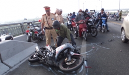 Tai nạn giao thông trên cầu Rạch Miễu, nam thanh niên chết thảm