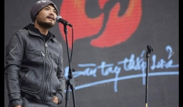 Trần Lập trong buổi tổng duyệt liveshow 'Đôi bàn tay thắp lửa'