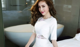 'Bà mẹ hai con' Elly Trần khoe nhan sắc xinh đẹp trong hậu trường