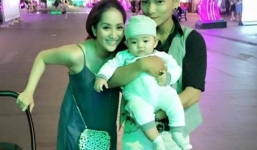 Phan Hiển, Khánh Thi tình cảm tay trong tay đưa con trai dạo phố