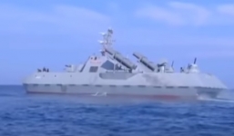 Video: Triều Tiên hé lộ tàu tên lửa tàng hình tối tân