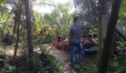 Công an triệt phá trường gà lớn giữa vườn dừa