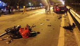 Chạy xe ngược chiều trên đại lộ, nam thanh niên bị xe ô tô cán tử vong