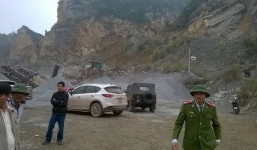 Hiện trường vụ sập mỏ đá 7 người thương vong ở Thanh Hóa