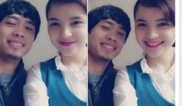 Công Phượng thân thiết chụp ảnh bên chị gái Hòa Minzy