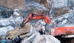 Vụ sập mỏ đá ở Thanh Hóa: tìm thấy thi thể cuối cùng