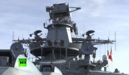 Video: Cận cảnh khu trục hạm Nga lãnh nhiệm vụ tiêu diệt IS