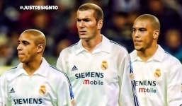 Video: 'Rô béo' và Zidane phô diễn kĩ năng tâng bóng trên sân tập