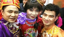 'Cô Đẩu' Công Lý 'duyên dáng' trước giờ ghi hình đầu tiên của Táo quân