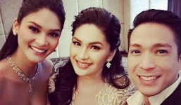 Tân Hoa hậu Hoàn vũ rạng rỡ làm phù dâu đám cưới bạn thân