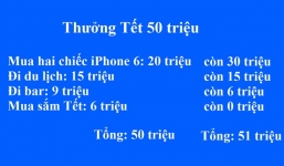 Bài toán thưởng Tết 50 triệu gây tranh cãi