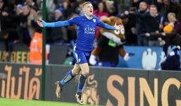Chiêm ngưỡng 'siêu phẩm' tuyệt đẹp của Vardy khiến Liverpool ôm hận