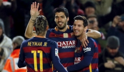 Suarez và Messi giúp Barca hủy diệt Valencia tới '7 sao'