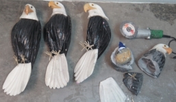 Bắt 1,84 kg Cocain trị giá 5 tỉ cất giấu trong tượng chim đại bàng